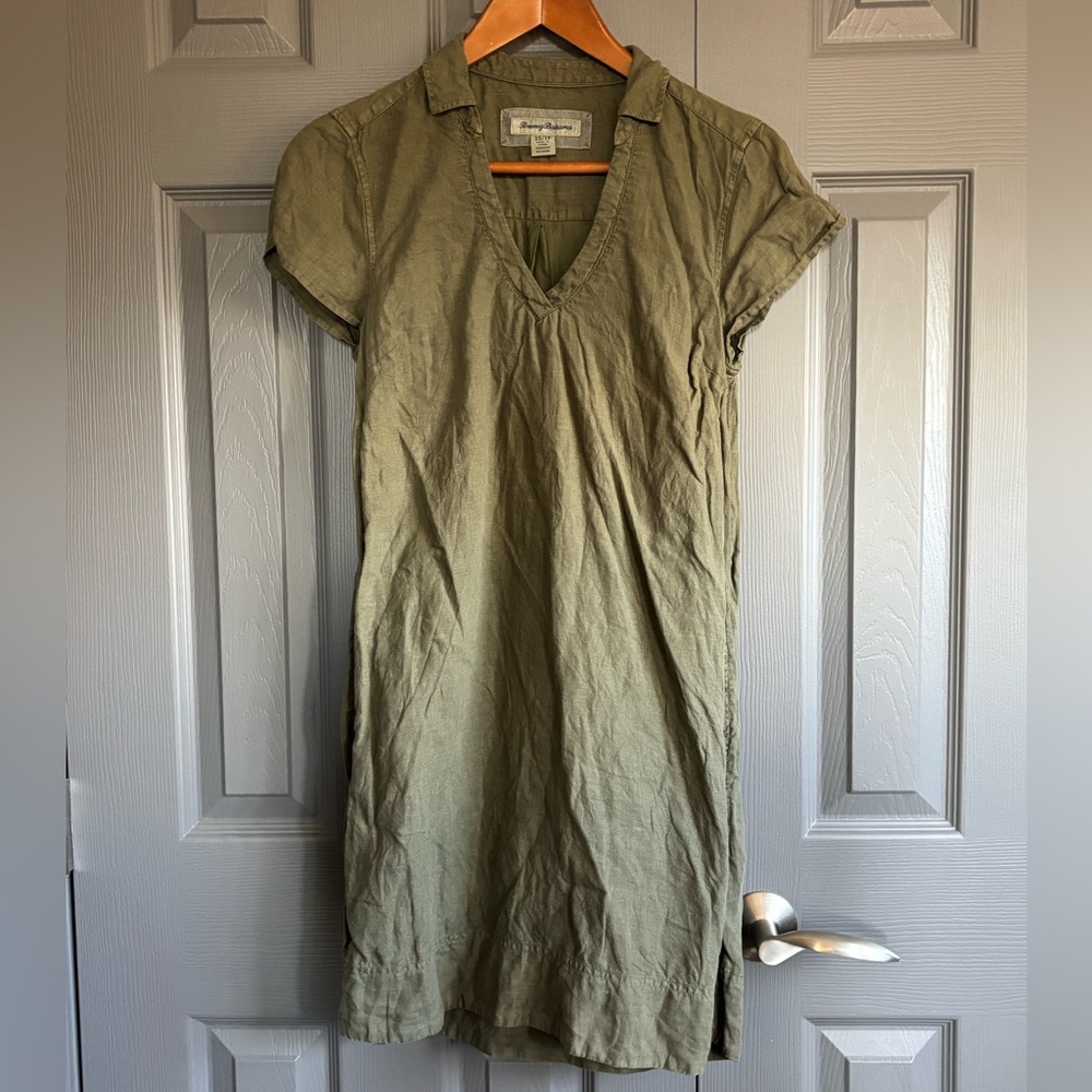 Tommy Bahama Olive Green dress